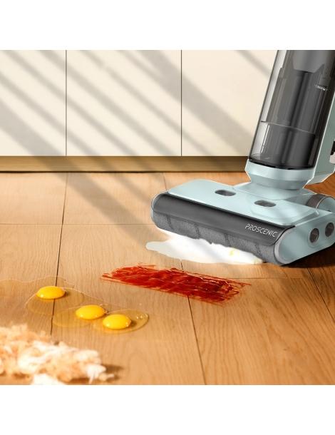 Proscenic WashVac F20 Aspirapolvere a secco senza filo autopulente aspirazione 15KPa - Blu Offerte stagionali