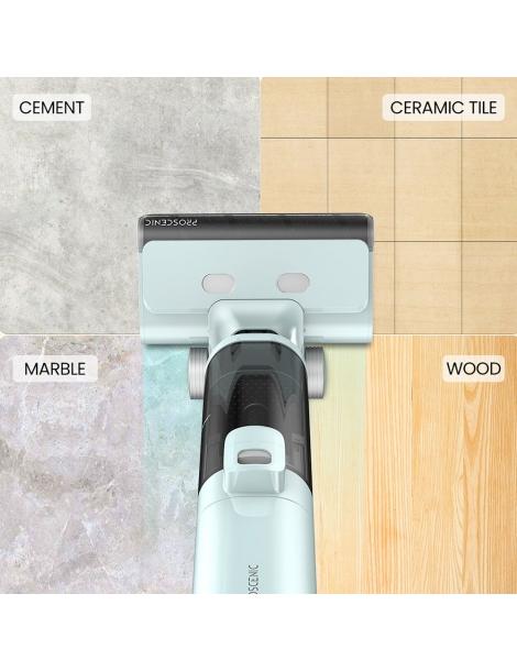 Proscenic WashVac F20 Aspirapolvere a secco senza filo autopulente aspirazione 15KPa - Blu Offerte stagionali