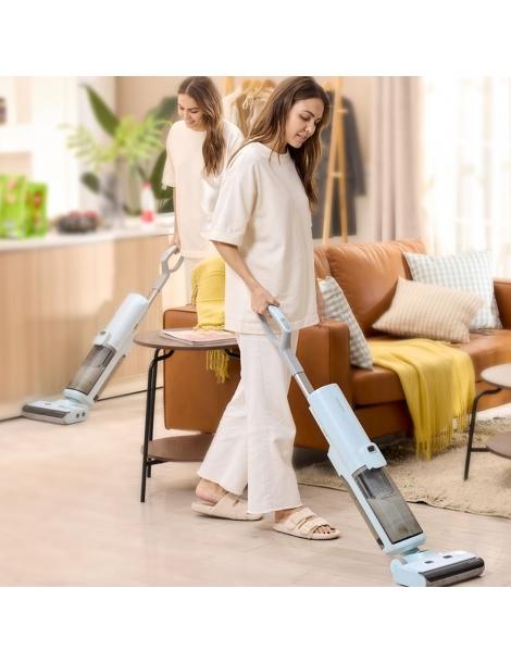 Proscenic WashVac F20 Aspirapolvere a secco senza filo autopulente aspirazione 15KPa - Blu Offerte stagionali