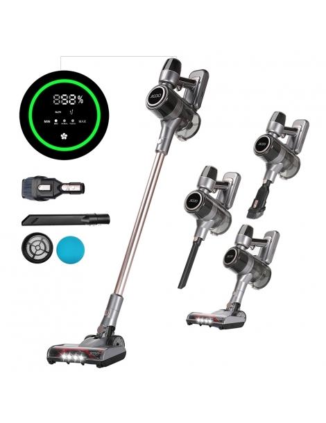 JIGOO C300 Aspirapolvere a batteria con motore da 400W aspirazione da 30KPa autonomia di 45 minuti Fino al 65% di sconto