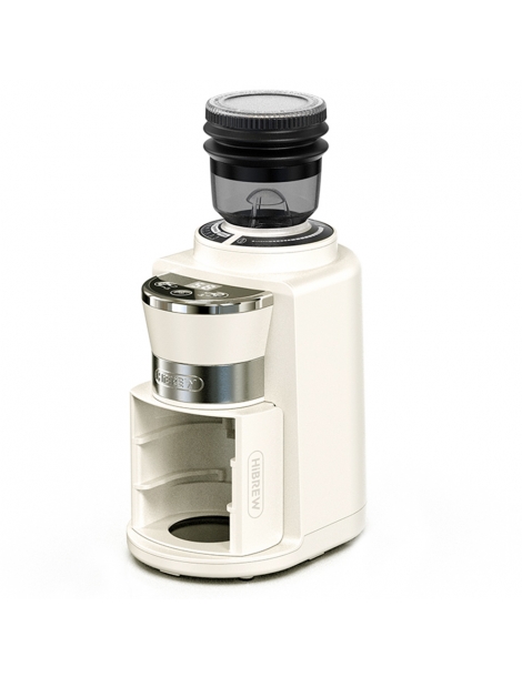 HiBREW G3A Macinacaffè bava conica da 40 mm soffiatore d'aria scala a 31 rapporti funzione di memoria e antistatica - Beige Offerta speciale della fabbrica