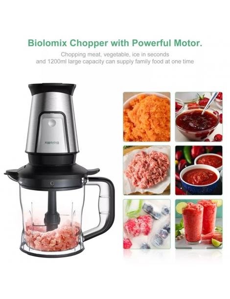 BioloMix TB23M Robot da cucina multifunzione 3 in 1 spremiagrumi portatile da 700W materiale plastico per alimenti Sostegno trimestrale