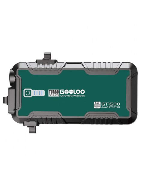 GOOLOO GT1500 avviatore di emergenza avviamento auto con picco di 1500A alimentatore portatile impermeabile da 12 V Sconti questo mese