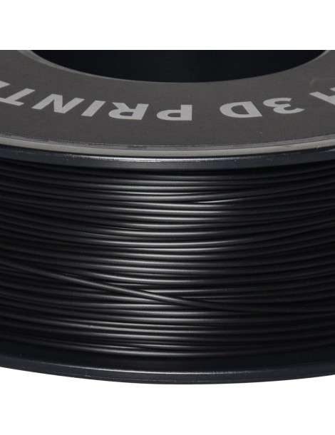 Filamento PETG Geeetech per stampante 3D tolleranza 1 75 mm /- 0 03 mm Bobina da 1 kg (2 2 libbre) - Nero Spedizione Gratuita