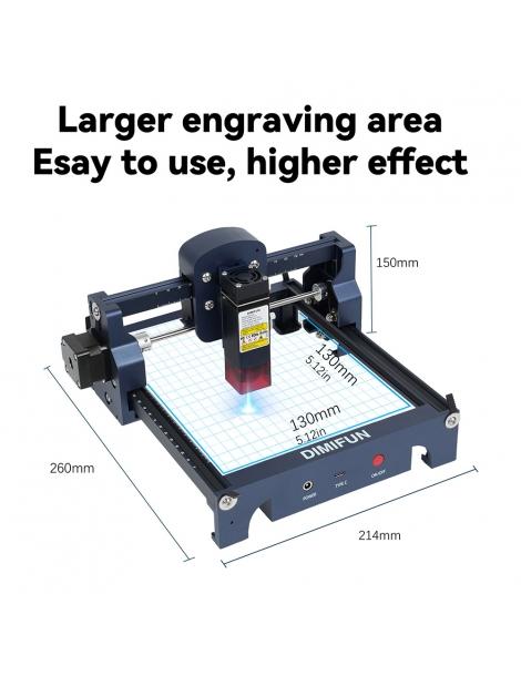 DIMIFUN D9 A45 Macchina portatile per incisione laser da 4 5 W protezione degli occhi velocità di 10000 mm/min Fino Al -60%