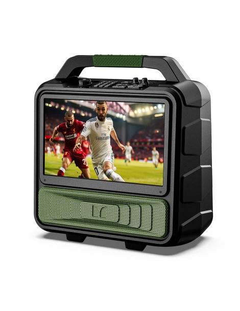 Monster VMay TV Portatile Relatore del partito da Esterno con Antenna TV Tuner Schermo 15.6' 1080P Audio 60W Offerta