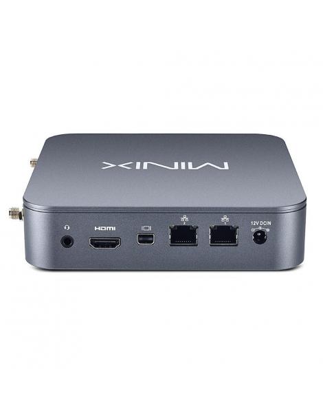 MINIX J51-C8 Max Mini PC in alluminio Windows 11 Pro 8GB DDR4 512GB M.2 PCIe NVMe SSD WiFi 6 - Grigio metallizzato Outlet