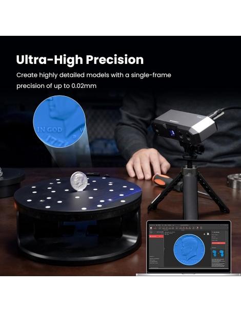 Revopoint MINI 2 Scanner 3D precisione 0 02 mm risoluzione 2MP velocità di scansione fino a 16 fps edizione standard Offerte