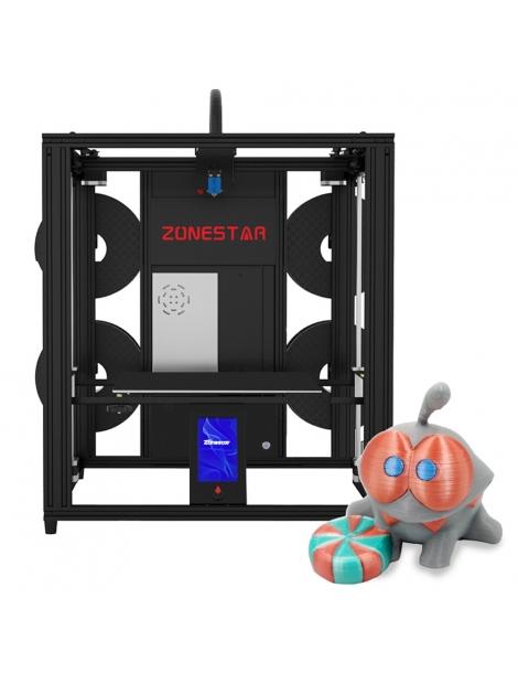 Zonestar Z9V5MK6 Stampante 3D a 4 estrusori 4 in 1 out Color-Mixing livellamento automatico scheda madre a 32 bit Saldi Di Fabbrica