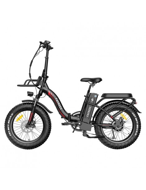 FAFREES F20 Max 20*4.0 Pneumatici Grassi da 20 Pollici Bicicletta Elettrica Pieghevole - Batteria al Litio da 22.5Ah 500W - Nero Sconto di tempo limitato