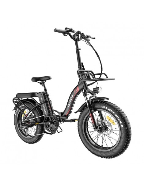 FAFREES F20 Max 20*4.0 Pneumatici Grassi da 20 Pollici Bicicletta Elettrica Pieghevole - Batteria al Litio da 22.5Ah 500W - Nero Sconto di tempo limitato