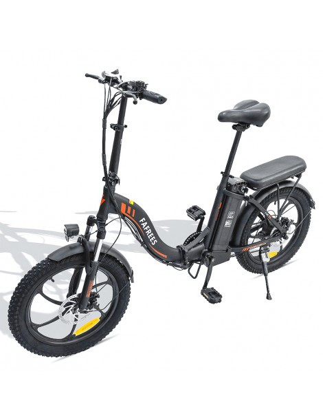 FAFREES F20 20" Bicicletta Elettrica da Città Pieghevole 250W Motore Brushless 36V 15AH Batteria al litio - Nero Prezzo di fabbrica
