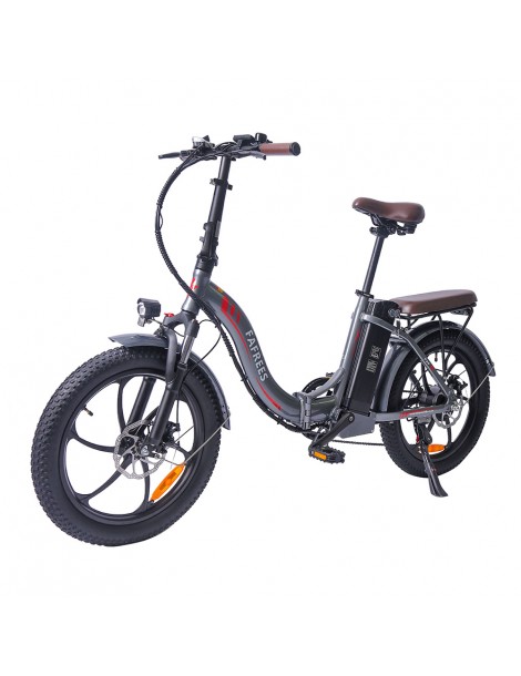 FAFREES F20 Pro 20 pollici Pneumatici Bicicletta Elettrica Pendolare Pieghevole 36V 18Ah Batteria al Litio 250W - Grigio Grande vendita