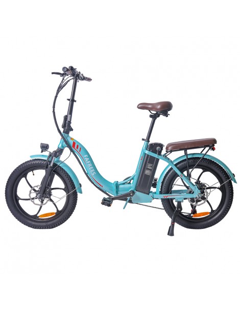 FAFREES F20 Pro 20 pollici Pneumatici Bicicletta Elettrica Pendolare Pieghevole 36V 18Ah Batteria al Litio 250W - Azzurro Offerta esclusiva