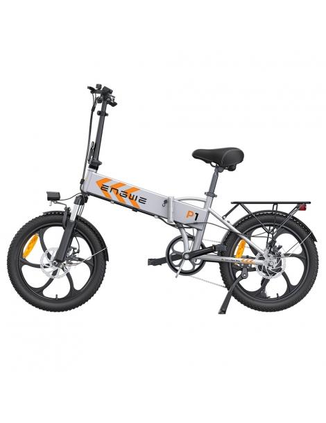 ENGWE P1 Bicicletta elettrica pieghevole pneumatico 20*3 pollici motore 250W batteria 36V 13Ah - Sliver Black Friday