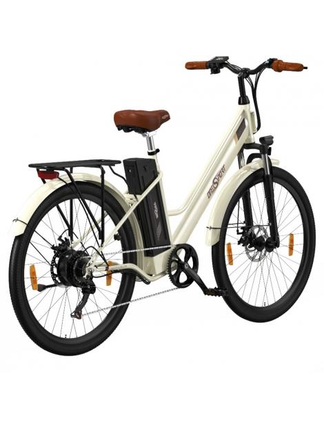 ONESPORT OT18-3 Bicicletta elettrica City pneumatici da 26*2.35 pollici motore da 250W batteria da 36V 14.4Ah - Bianco Cyber Monday