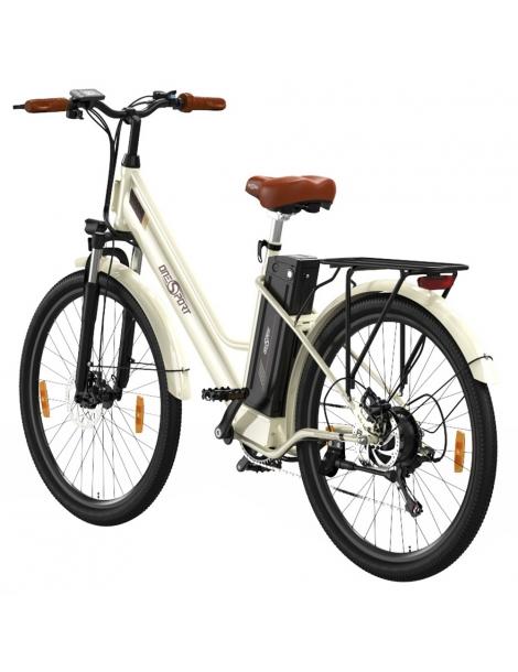 ONESPORT OT18-3 Bicicletta elettrica City pneumatici da 26*2.35 pollici motore da 250W batteria da 36V 14.4Ah - Bianco Cyber Monday