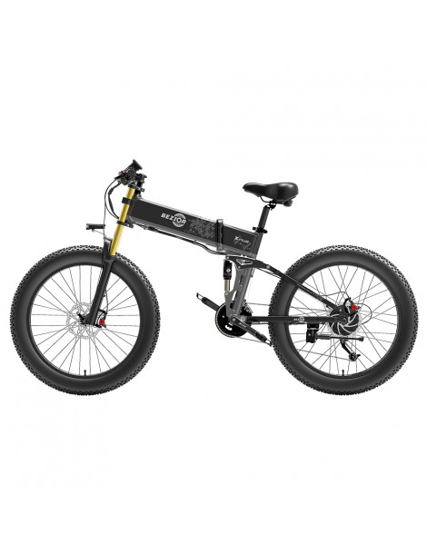 BEZIOR X-PLUS Electric Bike 1500W Motor 48V 17.5Ah Battery 26*4.0 Tire Mountain Bike 40 km/h Max Speed 200kg Load -Black Offerta Giorno del Papà