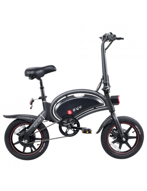 DYU D3+ Ciclomotore elettrico pieghevole con pneumatici da 14" - Motore senza spazzole da 240W e batteria al litio da 10AH Bestseller