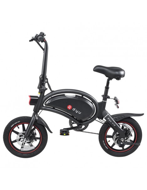 DYU D3+ Ciclomotore elettrico pieghevole con pneumatici da 14" - Motore senza spazzole da 240W e batteria al litio da 10AH Bestseller