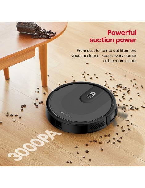 Ultenic D5 Robot Aspirapolvere aspirazione potente 3000Pa 120min Max. Tempo di funzionamento 3 modalità di pulizia - Nero Offerte speciali