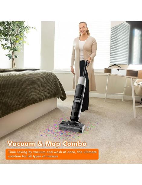 TOSIMA H1 aspirapolvere a secco senza fili batteria agli ioni di litio da 4000mAh 21 9V serbatoio dell'acqua da 910ml Sconti VIP