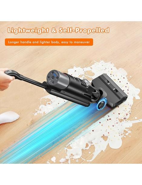 TOSIMA H1 aspirapolvere a secco senza fili batteria agli ioni di litio da 4000mAh 21 9V serbatoio dell'acqua da 910ml Sconti VIP