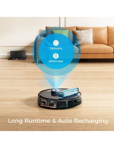 Tesvor S5 Robot Aspirapolvere 3 in 1 Aspirazione Mopping Spazzare 3000Pa Aspirazione Navigazione LiDAR - Nero Super Saving Price
