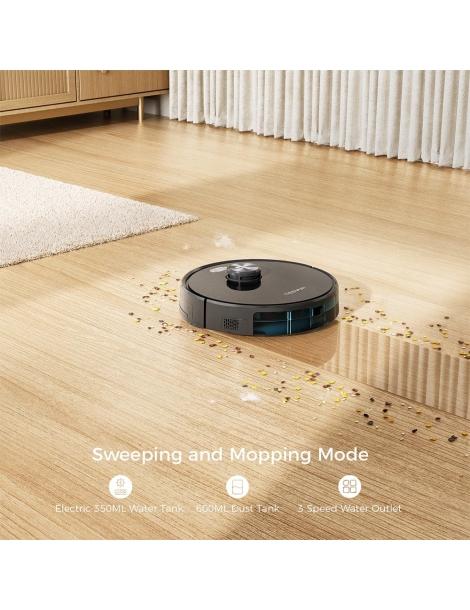 Tesvor S5 Robot Aspirapolvere 3 in 1 Aspirazione Mopping Spazzare 3000Pa Aspirazione Navigazione LiDAR - Nero Super Saving Price