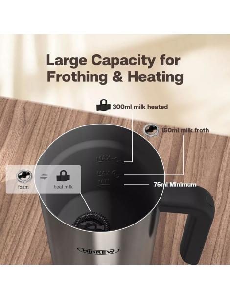 HiBREW M3 Schiumatore 4 in 1 Scaldalatte freddo/caldo completamente automatico Promozione temporanea