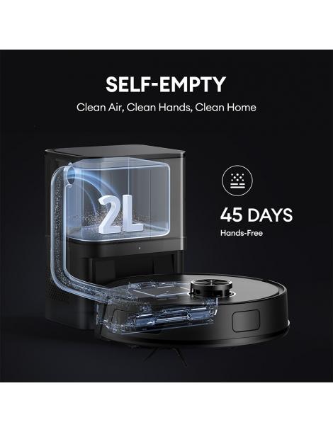 Ultenic T10 Lite Robot Aspirapolvere con navigazione LiDAR aspirazione 4500Pa auto-svuotamento Matrix Clean - Nero Italy