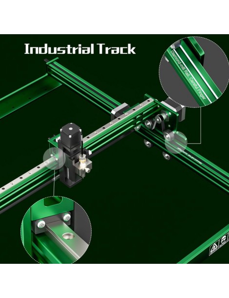 Taglierina con incisore laser NEJE Max 4 E80 potenza ottica 24W messa a fuoco fissa assistenza pneumatica automatica Consegna Veloce