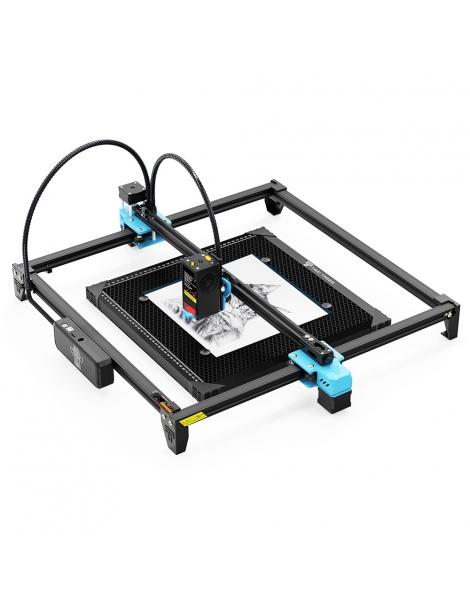 TWO TREES TTS-20 Pro 20W Laser Engraver Cutter con kit di assistenza pneumatica letto laser 0.08*0.08mm 418x418mm Sconto