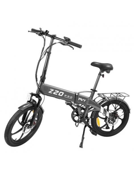 PVY Z20 Pro 20*2.3 pollici bicicletta elettrica pieghevole motore mozzo 500W batteria 10.4Ah 25 km/h 80-100km - Grigio Sconto di tempo limitato