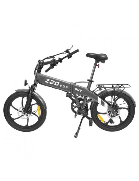 PVY Z20 Pro 20*2.3 pollici bicicletta elettrica pieghevole motore mozzo 500W batteria 10.4Ah 25 km/h 80-100km - Grigio Sconto di tempo limitato