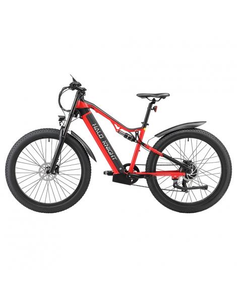 Halo Knight H03 MTB Bicicletta elettrica motore 1000W batteria 48V 19.2Ah pneumatico 27.5*3.0 pollici - Rosso Offerta speciale
