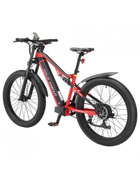 Halo Knight H03 MTB Bicicletta elettrica motore 1000W batteria 48V 19.2Ah pneumatico 27.5*3.0 pollici - Rosso Offerta speciale