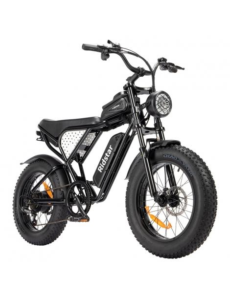 Ridstar Q20 Mini Electric Bike motore 1000W batteria 48V 15AH pneumatici grassi 20*4.0 pollici velocità massima 40km/h Vendite stagionali