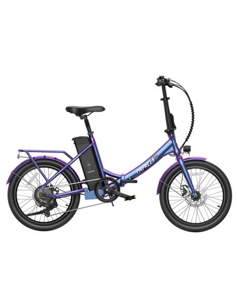 Fafrees F20 Lasting Bici Elettrica Pieghevole Motore 250W Batteria 36V 18.2Ah Pneumatici 20*1.95'' - Aurora Blue Black Friday