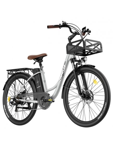 Fafrees F26 Lasting Bicicletta elettrica motore 250W batteria 36V 20.3Ah pneumatici 26*1.95'' - Grigio Offerta Anniversario