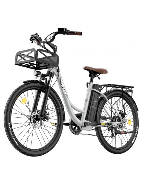 Fafrees F26 Lasting Bicicletta elettrica motore 250W batteria 36V 20.3Ah pneumatici 26*1.95'' - Grigio Offerta Anniversario