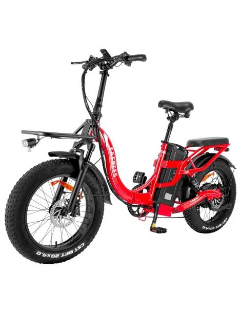 Fafrees F20 X-Max 20*4.0 pollici Fat Tire Bicicletta elettrica pieghevole motore 750W batteria 30Ah - Rosso Smaltimento dello stoccaggio