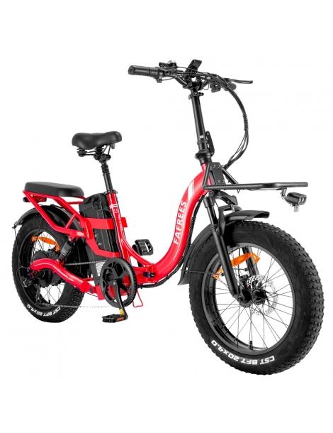 Fafrees F20 X-Max 20*4.0 pollici Fat Tire Bicicletta elettrica pieghevole motore 750W batteria 30Ah - Rosso Smaltimento dello stoccaggio