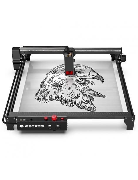 Mecpow X5 22W Macchina per incisione laser area di incisione 600x600mm spot laser con assistenza pneumatica automatica Ultimo giorno