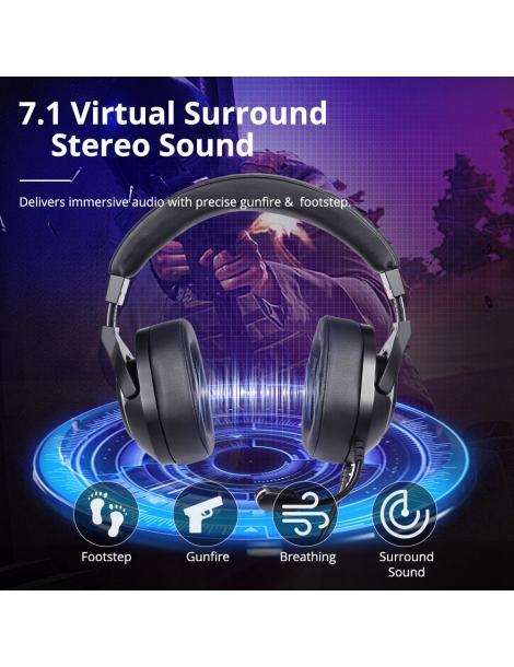 Tronsmart Sparkle Virtual 7.1 Cuffie da gioco con illuminazione RGB porta USB Only for today