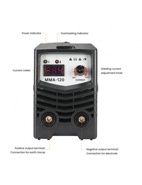 Mecpow MMA-120 Saldatrice a doppia tensione display a LED modalità di controllo IGBT funzione di avvio a caldo Discount Store per i nuovi prodotti
