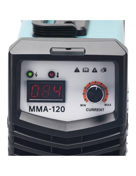 Mecpow MMA-120 Saldatrice a doppia tensione display a LED modalità di controllo IGBT funzione di avvio a caldo Discount Store per i nuovi prodotti