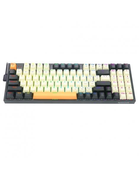Redragon K636CLO-RGB Kitava 94 tasti con tastierino numerico tastiera meccanica retroilluminata RGB - Nero Super sconto