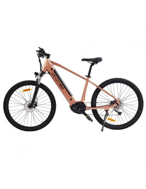 GOGOBEST GM26 Bicicletta elettrica da città motore mid-drive 36V 250W batteria 10Ah freno a disco idraulico - Oro Officina