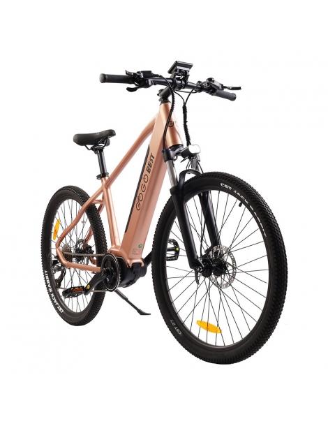 GOGOBEST GM26 Bicicletta elettrica da città motore mid-drive 36V 250W batteria 10Ah freno a disco idraulico - Oro Officina